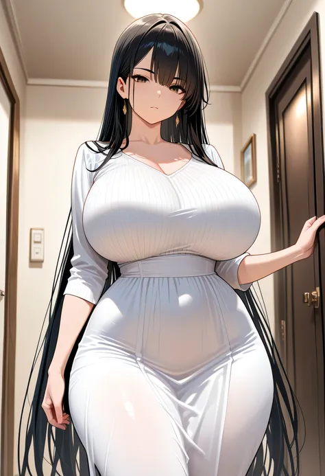  Ultra-high-definition, super-detailed full-HD, ultra detail, high detailed digital anime art, fine details. anime,8k, masterpiece, hi-resolution, best quality, hi-res, Top Quality, High Quality, High Resolution, pretty, woman, black hair, very long straig...