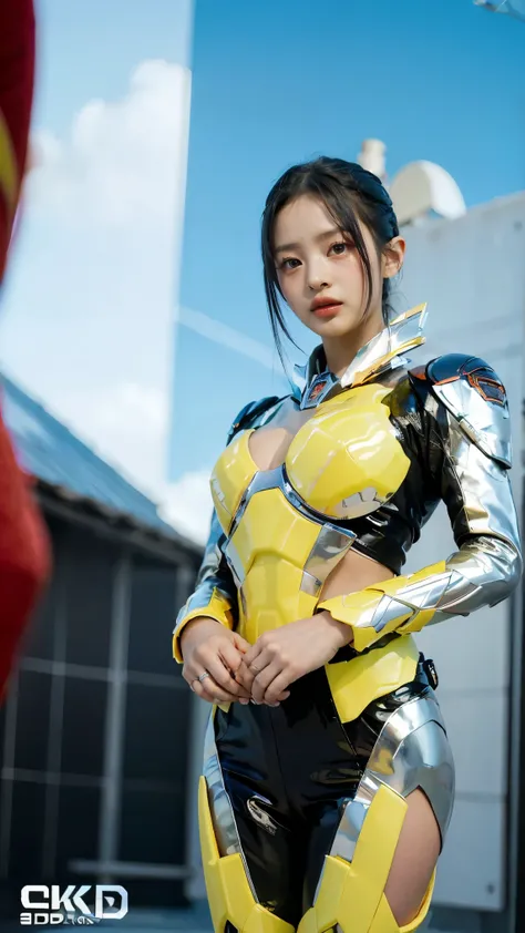 Translucent ethereal alien warrior，ModelShoot style, (Extremely detailed CG unified 8K wallpapers), The beauty of abstract stylization,，surrealism, 8K, Super detail, Best quality, Award-Awarded, Anatomically correct, 16k, Super detail,big tits,all golden