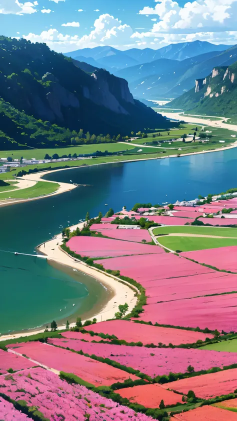 high image quality画像では、high image quality画像、(Extremely Impressive VecG Unity 8k Wallpaper)、Images of the Colorado River in Flower Season、Magnificent Scenery、Birds fly、Award Winning Photos、color difference、Inclusive 、high image quality、Colorful Flowers Bloo...