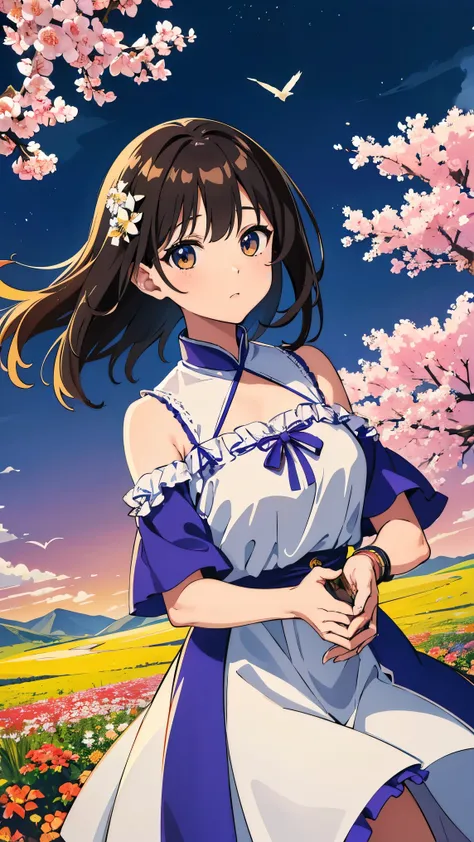 high image quality画像では、high image quality画像、(Extremely Impressive VecG Unity 8k Wallpaper)、Images of the Colorado River in Flower Season、Magnificent Scenery、Birds fly、Award Winning Photos、color difference、Inclusive 、high image quality、Colorful Flowers Bloo...