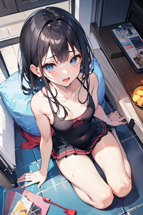 ((High quality, 4k, super-detailed) 1.2)
BREAK.
(Full body: 1.1), (1 female: 1.2), (Detailed beautiful face: 1.1), (Detailed beautiful eyes: 1.1), (Detailed small nose: 1.1), (Detailed thin mouth: 1.1), (Long black hair: 0.8), (Blue eyes: 0.9), (Detailed b...