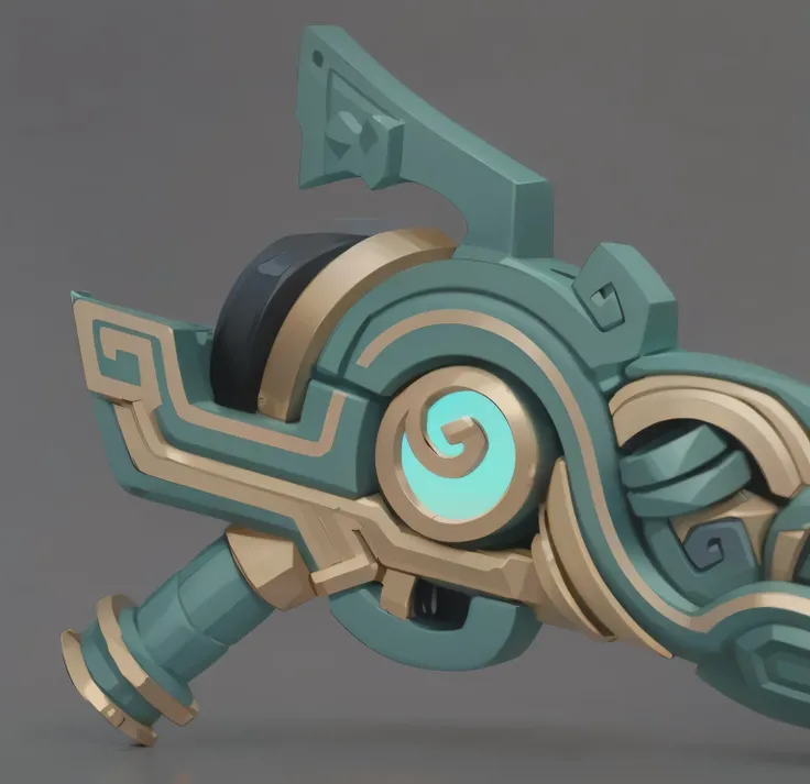 HD,The highest quality,bronze,gun,Metal,Cloud Pattern, Chinese style