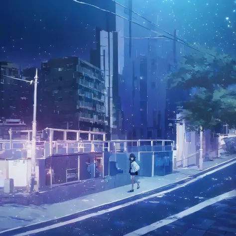 Makoto Shinkai、「The Fake Me and、Distorted mirror 」、Night's Hitrigoto