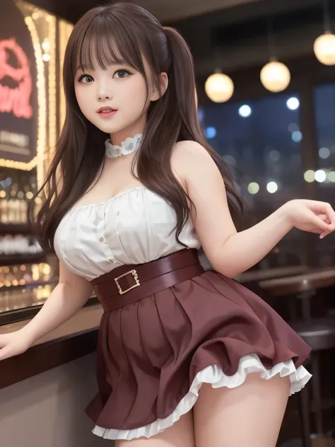 


(Highest Quality)、masterpiece、hyperrealism、with amazing highlights、

(lively cabaret club at night、sparkling champagne tower、underground casino bar、Live feeling 、Girls in dresses)、
Intricate interior details, Full frame window,warm lighting,
A wonderful...