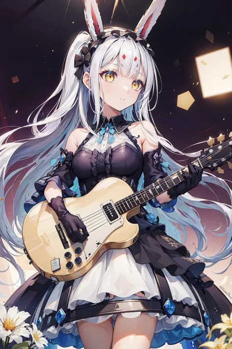 masterpiece after sex, best quality, super detailed, illustration, Double-blow ponytails , wearing a pure white princess dress , luxurious and simple decoration , delicate Lace gloves, Flowing Fabric, richly decorated, jewelry, Lace, embroidery, Wearing ...