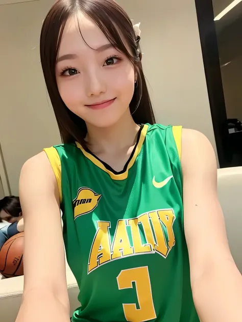 Mine Type Makeup。Saggy Eyes。Dark eye makeup that also makes her lashes grow。provocative, young expressive idiot smile, round, a Japanese dark-haired girl staring at the camera。color contact。showing off her lower body dark armpits, sweaty young body, and th...