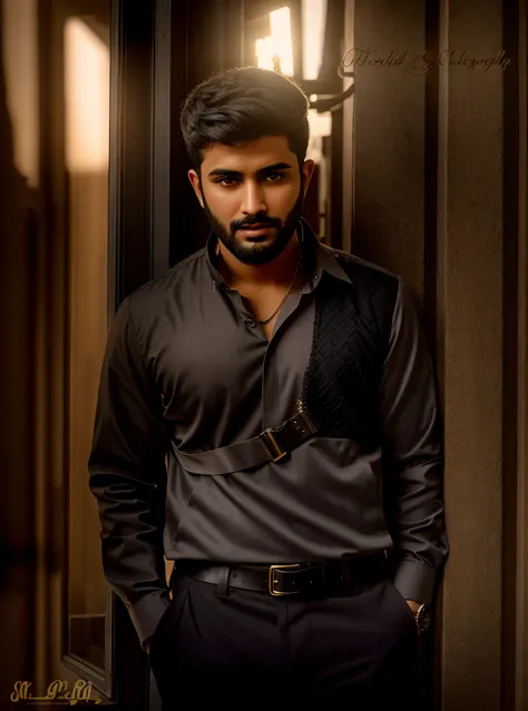 medium shot photo of a mix of (SheeroA:0.8), and (santa costume:0.5) sks man, (nice cleavage:1.1), intricate steampunk+ city, evening, dark, atmospheric, mist, best quality masterpiece, photorealistic, detailed, 8k, HDR, shallow depth of field, broad light...