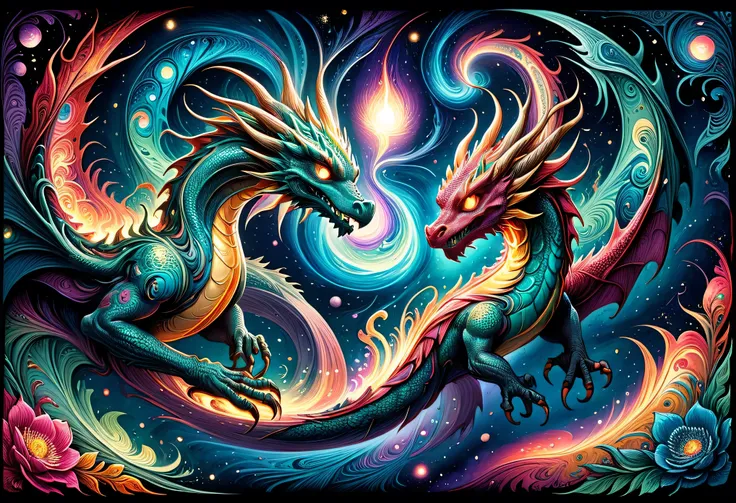 (((Masterpiece))), Best Quality, High-resolution photograph, Sharp details,Visualize an abstract, dreamlike scene where life is represented as an infinite, glowing canvas suspended in space. Fragments of meaning take shape as swirling patterns of light, co...