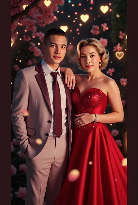 beautiful n, beautiful nежные девушка и муж , A beautiful blooming garden, high detail, photorealistic, smooth movements, soft lighting, natural colors, flower, romantic , nature, landscape, workshop, 8 k, detailed drawing