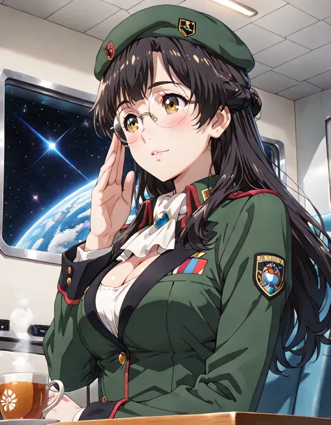 ((ultra-detailed)), (highly detailed CG illustration), (best quality:1.3), ultra-highly detailed, colorful composition, artistic photoshoot, 1girl, solo, moe anime character, Anime-style, harmonious color palette, ethereal ambiance, dainty facial structure...