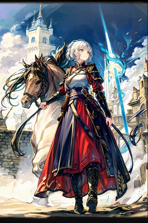 Castle burning、Dancing Fire Powder、Princess of the Traitor's Country、war between nations，槍force，Female commander，Charge，Female Knight，Battle ，Feeling Fast，Journey，is standing，Elegant Attitude，Take command ，Running Horse，，Proud to Be a General，素晴らしい軍事force，...