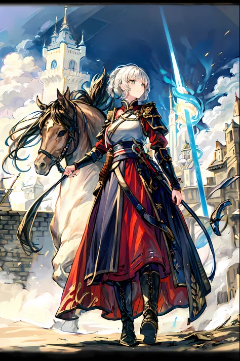 Castle burning、Dancing Fire Powder、Princess of the Traitor's Country、war between nations，槍force，Female commander，Charge，Female Knight，Battle ，Feeling Fast，Journey，is standing，Elegant Attitude，Take command ，Running Horse，，Proud to Be a General，素晴らしい軍事force，...