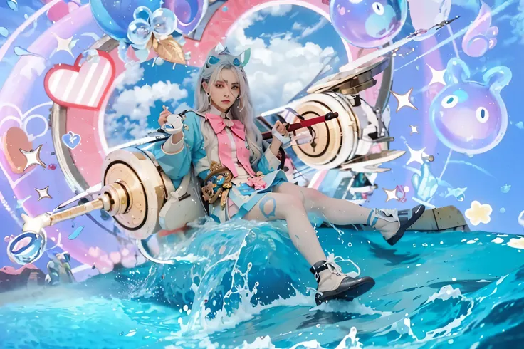 ((SIGEWINNE_GENSHIN IMPACT)) ((photorealistic)),(highlight hair)), Light reflection, (( HD )),((upper body)), (((best quality, masterpiece))), (masterpiece) (best quality) (detail) (8k) (HDR) (wallpaper) (cinematic lighting) (sharp focuasterpiece, best qua...