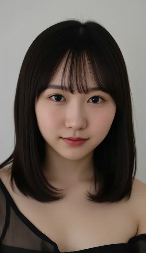 1girl, Solo, High Resolution, Masterpiece, Anatomically Correct, Accurate, real proportions, detailed skin, detailed face, Best Quality, real life style, black hair, bob hair, glasses, black clothing, portrait, tween