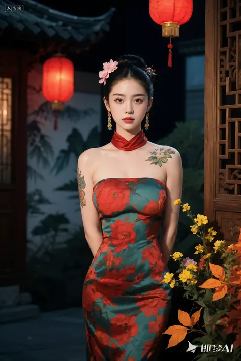 nsfw,(((best quality))),(((ultra detailed))),(((masterpiece))),illustration,a girl,detailed face,bun