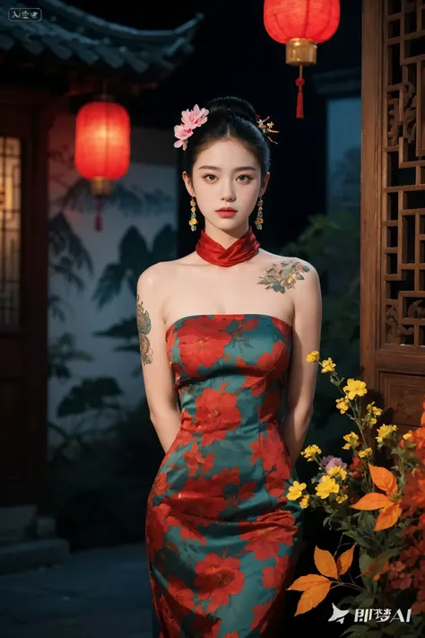 nsfw,(((best quality))),(((ultra detailed))),(((masterpiece))),illustration,a girl,detailed face,bun