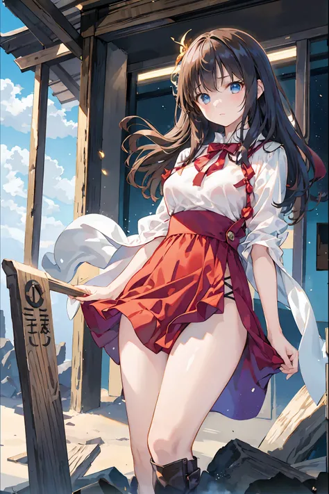 Girl、Illuminated by a Mysterious Summon、Moment where ordinary everyday life completely changes，High Quality 4K Realistic Depiction，Becomes the central character of the story due to special events，Illuminated by strong winds blowing in through an open door、...