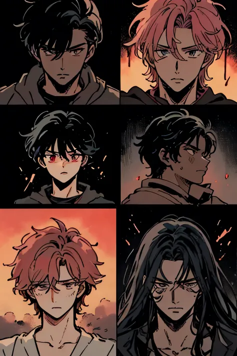 (score_9, score_8_up), Darkly illuminated Background. The art style is highly detailed and refined, resembling anime or fantasy visual novel illustrations, with a slightly dark tone and soft shading. Detailed, masterpiece, best quality, golden ratio, anime...