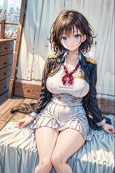 「(masterpiece), (Highest Quality), (Highly Detailed CG Unity 8K Wallpaper), girls, Ultimate Beautiful Girl,  Heterochromatic students with completely different colored eyes ，Student Council President，School student council room，Huge room，Queen，reign，Crown ...