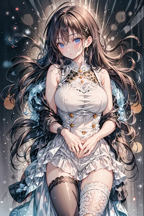 high-definition raw color photos, professional shooting, (((((Bokeh))))), written boundary depth, captured with a sony α7IV,prayer、prayerの美女、Freezing Beauty、Gentle Gaze Occasionally Peeking Under a Ghostly Appearance masterpiece, Realistic, Beautiful Portr...