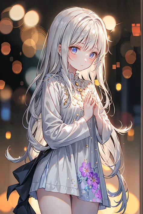 high-definition raw color photos, professional shooting, (((((Bokeh))))), written boundary depth, captured with a sony α7IV，((Maiden's Prayer))，Freezing Beauty、Gentle Gaze Occasionally Peeking Under a Ghostly Appearance masterpiece, Realistic, Beautiful Po...