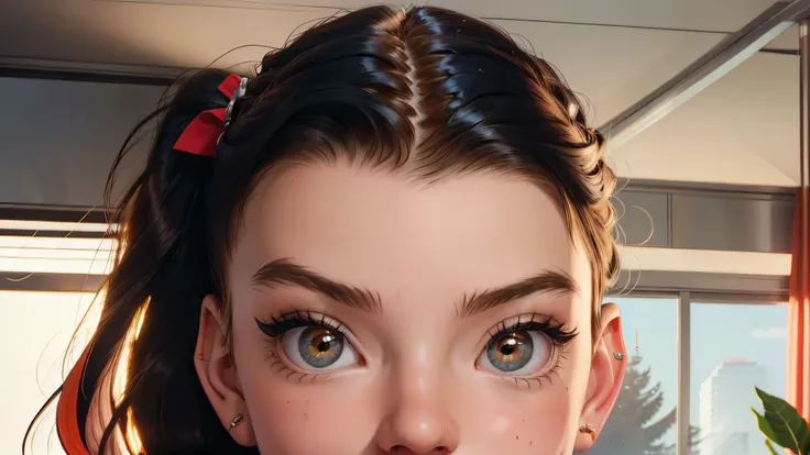 mating press,ass,NSFW, NUdE, Anya Taylor-Joy completely naked, breasts, puffy nipples, long neon rainbow hair, heavy make-up, (looking at camera), smiling, full body shot, cute feet, highly detailed, very realistic skinhyper realistic, nsfw, precious proud...