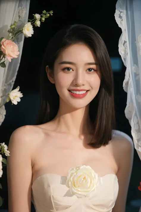 nsfw,(((best quality))),(((ultra detailed))),(((masterpiece))),illustration,a girl,detailed face,smile