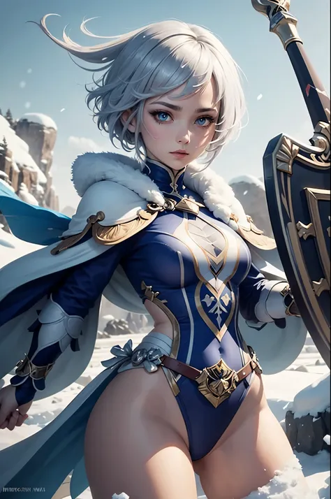 soft light, anime, 2D, lineless art,fighting stance, solo, aura,,holding sword, hold horizontally, battle stance,holding sword, backhand grip,masterpiece, ultra detail, best quality, soft bokeh effect, depth of field, detailed skin texture,Anatomically cor...