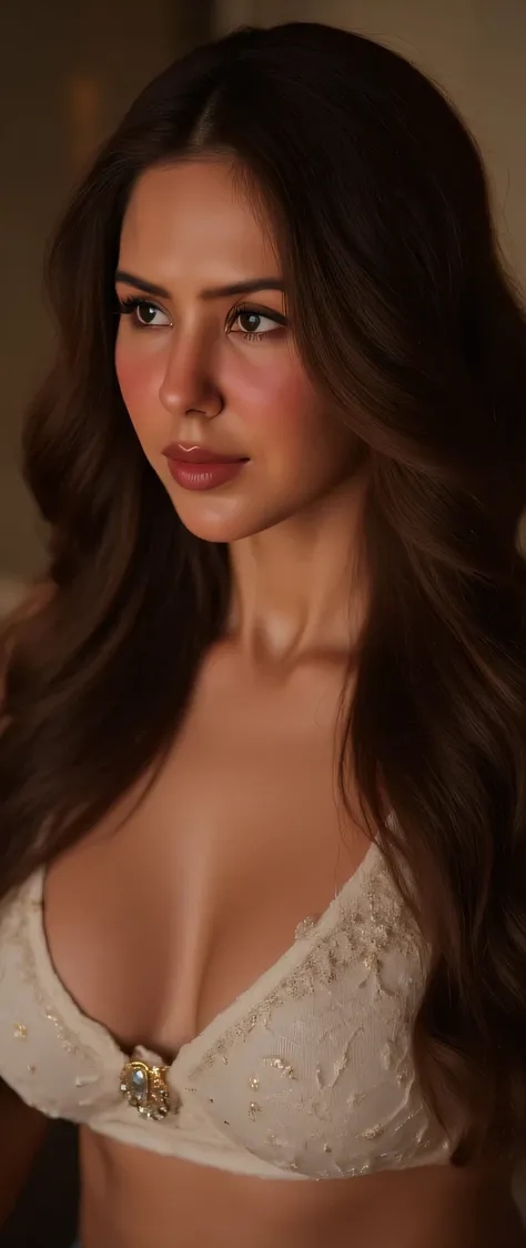 Sexy long hair style brown hair beautiful e and ,ultra-detailed, CG, unit, wallpaper 8k), (masterpiece), (realistic), (photorealistic: 1.2), (raw photo: 1.2), (best quality: 1.2), (detailed face: 1.4), (beautiful detailed eyes: 1.2), (detailed hair), light...