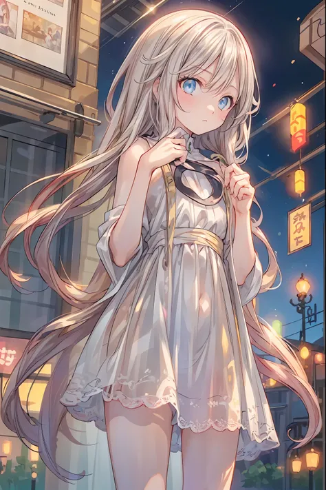 star座のパーソナリティ化,夜空に輝く十二star座がpeopleの姿を得て舞い降りる,(((Gemini twins))),((from above:1.2)),field,starが見える丘で,流star、空から降り注ぐ流star、無数の流star群、girl2people,they look the same,Gemini girl,twin girls,monozygotic,soft expression,year zero,Elegant Behavior, Delicate Shape ,細...