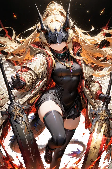 Alone, 1 girl, short and young character, petite body, height 1.50 meters, body proportions similar to Terakomari Gandesblood, confident but cute expression.
Dynamic pose, action stance, flowing hair, dramatic composition, looking directly at the viewer wi...