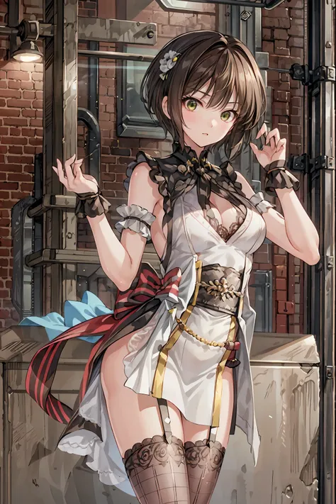 ((Highest Quality)), (Highly Detailed), (high definition CG composite 8k wallpaper), 高いly detailed, 高い-definition raw colbor photos, professional photo shoot, Depth of Written Boundaries,garter belt,Falling to Earth Glamorous Tights, garter belt・ストッキング, ...