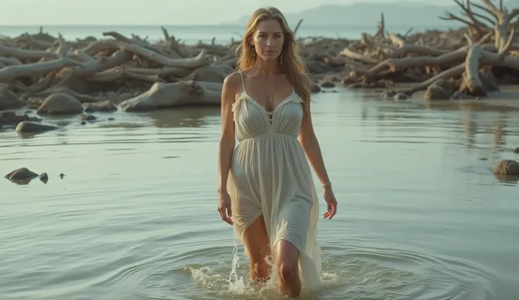 elderly woman,Görsel Promptu: ((RAW Photo)), masterpiece, best quality, (Extremely detailed 8k cinematic film still), ((Natural full body shot)), a stunning woman with the ((mature, wise face of HeatherFlux, 60 years old)) and an ((impossibly statuesque bo...