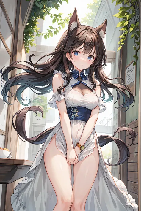 small handmade mechanical beast, Mecha Mecha，3 are in different sizes，1 body is bigger than a person，3 aircraft, Protect Me , polite expression, Watch closely, silver metallic luster, digital machine texture, warmly enveloping, 4K, high resolution, Detaile...