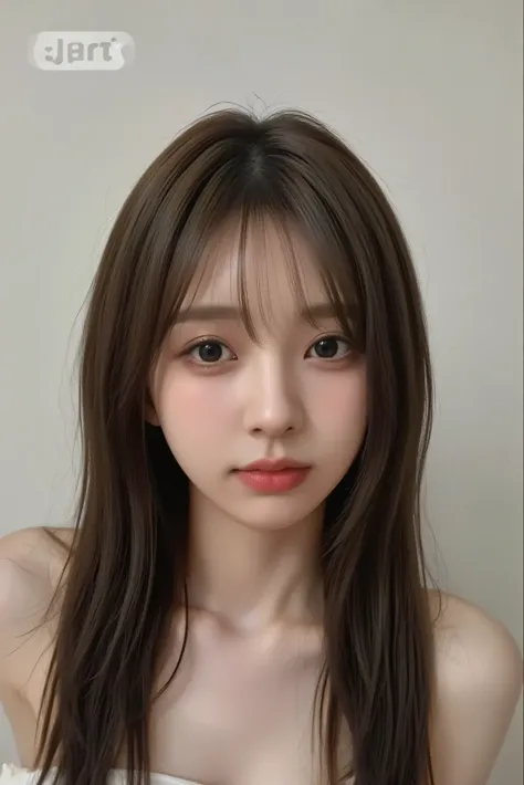 Naked　nude small breasts　slender body