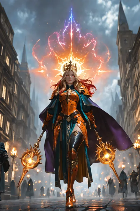  Ink Style, best quality, soft lines, clear details,aidmaMJ6.1, a facial portrait of a female elf (intense details, Masterpiece, best quality) fantasy cleric, fantasy celestial guardian, armed with a holy symbol, shinning holy symbol, metallic shine, epic ...