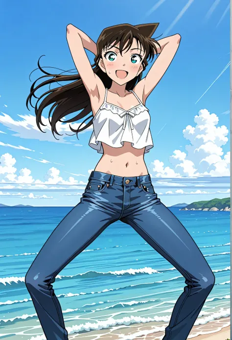 score_9, score_8_up, score_7_up, source_anime, highres, hi res, best quality, top quality, masterpiece, 2d, intricate details, official style, anime, 4k, anime style, 1 girl, Alone, solo, ((ocean)), tsunami, on the water, day, outdoors, sky, windy, sysdeep...