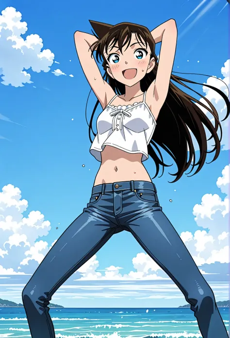 score_9, score_8_up, score_7_up, source_anime, highres, hi res, best quality, top quality, masterpiece, 2d, intricate details, official style, anime, 4k, anime style, 1 girl, Alone, solo, ((ocean)), tsunami, on the water, day, outdoors, sky, windy, sysdeep...