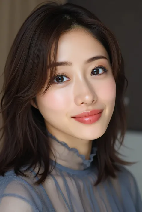 Ishihara Satomi,watch viewers, beautiful skin, beautiful eyes, beautiful faces, makeup, masterpiece, super detailed, best lighting, realistic and realistic picture, High Resolution RAW Color Photos, A slight smile, highly detailed eyes, asian