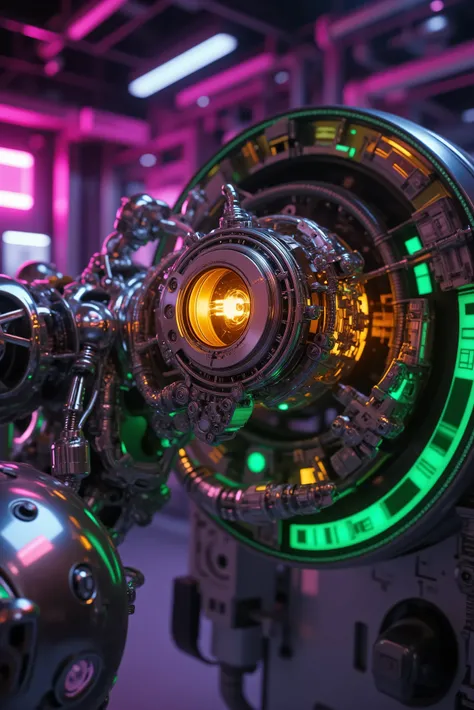 metallic being reaching out, transforming into a complex intricate robotic entity, ultra-realistic, photorealistic, cinematic photography, detailed facial features, icon style, iconic character, dynamic pose, metallic body, glowing eyes, futuristic machin...