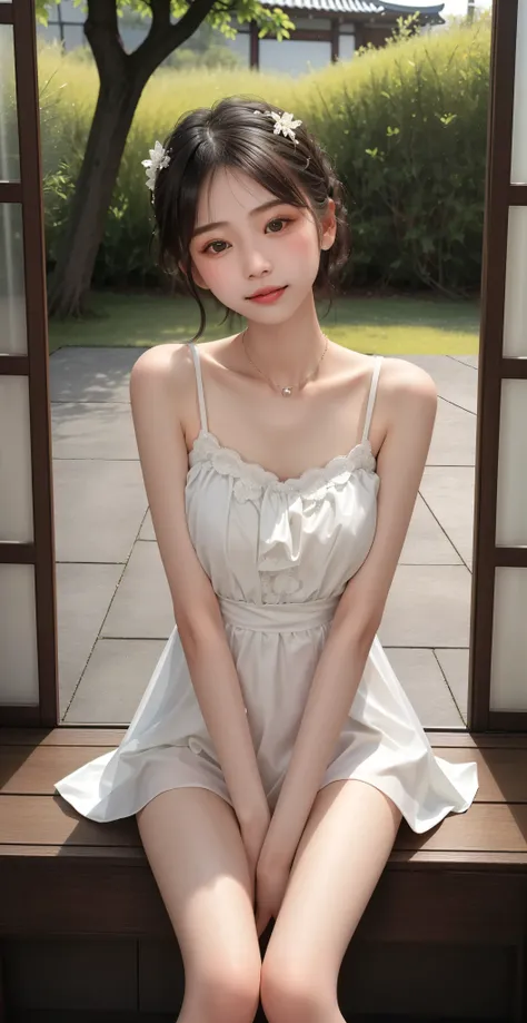 (かわいいyounger女の子),かわいいyounger女の子,(slender),slender,leg up,(short),short,skinny,(skinny:1.5),(thin body),thin body,(toddler wearing top_body:0.6),younger,(younger:1.5),Slender feet ,(twin tail),realistic,taken from above,lean forward,(small breasts),small br...