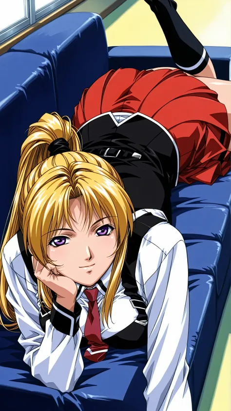 retro_artstyle,score_9, score_8_up, score_7_up, score_6_up, score_5_up, score_4_up, (masterpiece:1.3), best quality,source_anime,clip skip:2,light smile,(28 years old:1.4),(mature female:1.3),成熟した大人の女性, (vivid color:1.3),slender face,high school students,a...