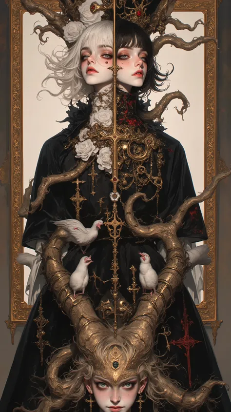 「Double Identity」、
The life of a person with two roles、The same person who is simple and striking、the same person who is calm and cool、the same person who is kind and scary、