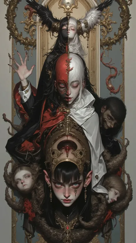 「Double Identity」、
The life of a person with two roles、The same person who is simple and striking、the same person who is calm and cool、the same person who is kind and scary、