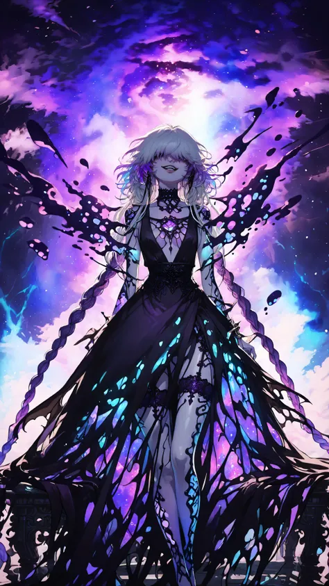 painterly anime artwork, masterpiece, fine details, breathtaking artwork, painterly art style, high quality, 8k, very detailed, high resolution, exquisite composition and lighting, light leaks, lens flare, high fantasy, masterpiece,detailed face,detailed b...