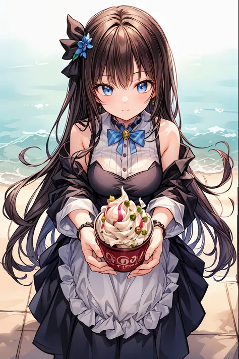 ((((soft serve)))),high school girl, blazer,Veil in the hair,((Fine Dining Shop)),fortune telling after eating, Fortune Teller,(( Fortune Tellerの神秘的な衣装)),((from above:1.2)),high-end restaurant,Late Night,High Quality,4K resolution,HD,extreme detail depicti...