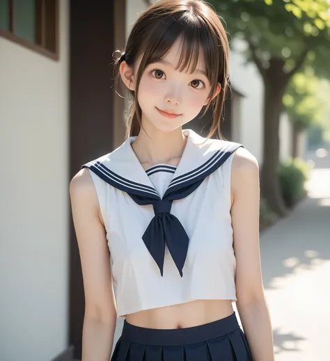 ( white skin:1.3),Cute Girl,Cute younger Girl,slender,short,slender,thin body,(younger:1.2),Cute younger Girl opening without permission,cute face,(skinny:1.5),score_7_up,score_8_up,score_9,realistic,is a girl who goes to school,School Uniform, small butt ...