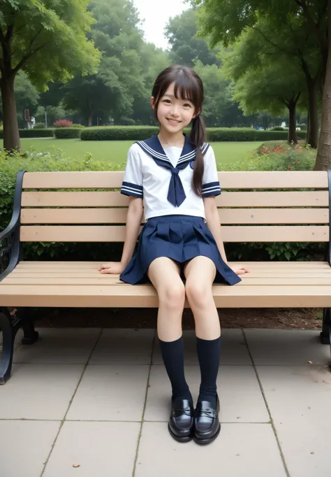 score_9, score_8_up , score_7_up , realistic, Picture, Detailed face and eyes , detailed skin,Cute Girl, sailor suit cosplay with chest stimulation , navy knee-length skirt visible when closed,20 years old,Cute Girl,masterpiece,4K,8k,16 kg,(:1.5),Hair tie,...