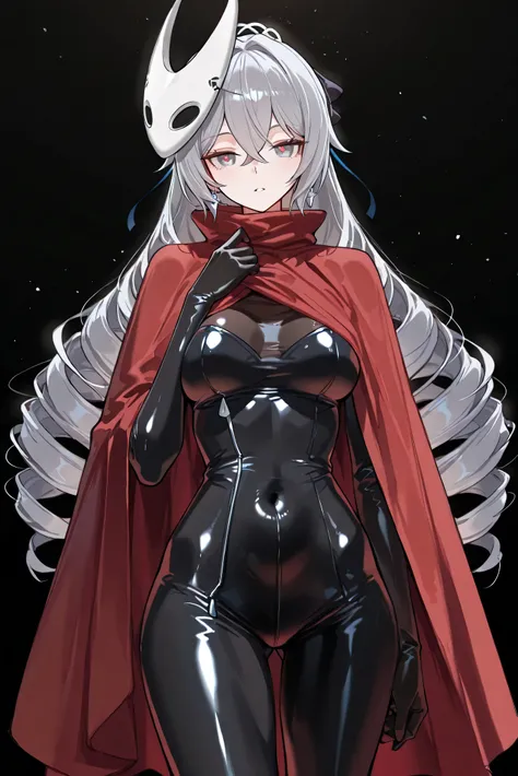 score_9, score_8_up, score_7_up, masterpiece, best quality, very aesthetic, absurdres, tunning image, attractive image, 1girl, adult grown woman, solo, bronya zaychik \(silverwing: n-ex\), gray eyes, red pupils, silver hair, semi-long hair, twin drills, me...
