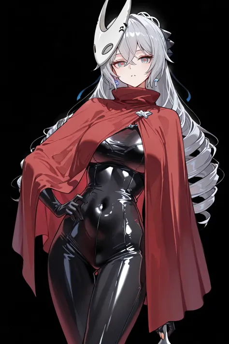 score_9, score_8_up, score_7_up, masterpiece, best quality, very aesthetic, absurdres, tunning image, attractive image, 1girl, adult grown woman, solo, bronya zaychik \(silverwing: n-ex\), gray eyes, red pupils, silver hair, semi-long hair, twin drills, me...